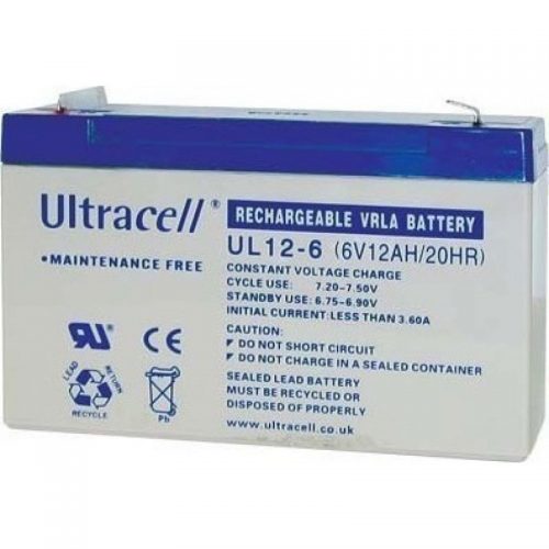 Ultracell Μπαταρία μολύβδου 6V 12Ah