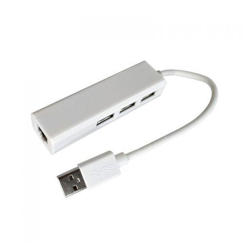 Εξωτερική κάρτα δικτύου Mobilis USB Fast Ethernet με USB hub 3 ports