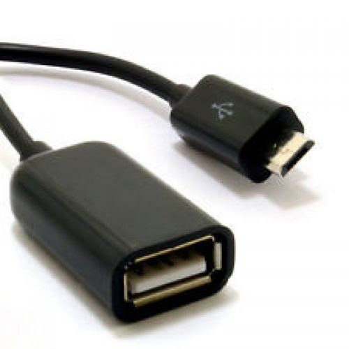 Καλώδιο DeTech USB ΘΗΛΥΚΟ – USB Micro, 1m, Μαύρο