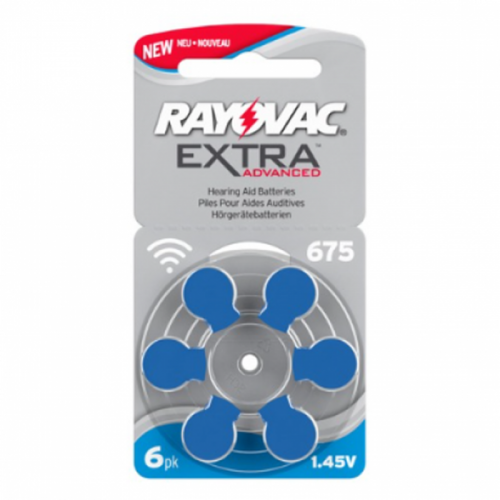 Rayovac Extra Advanced 675 / PR44 Zinc-air μπαταρίες ακουστικών βαρηκοϊας 6τεμ