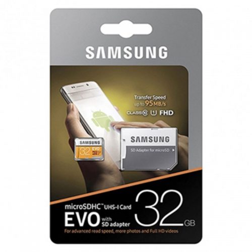 Κάρτα μνήμης Samsung microSD EVO 32GB class 10 – 95MB/s