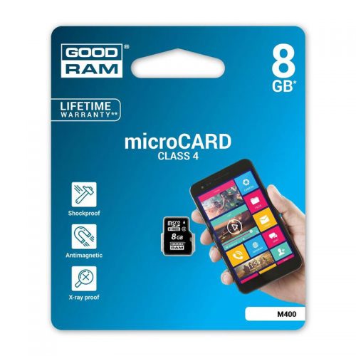 Κάρτα μνήμης Goodram microSD 8GB class 4