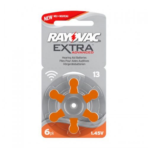 Rayovac Extra Advanced 13 / PR48 Zinc-air μπαταρίες ακουστικών βαρηκοϊας 6τεμ.