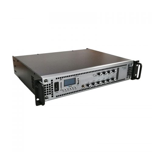 Μικροφωνικός ενισχυτής PA 120W RMS, 4-16 Ohm, 100V με USB-SD-FM Radio-BT και Remote EITY