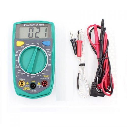 Πολύμετρο Ψηφιακό Basic & Θερμόμετρο Pro’sKit S/PRO