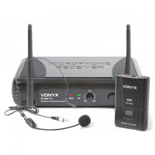 Ασύρματο μικρόφωνο κεφαλής VHF Vonyx