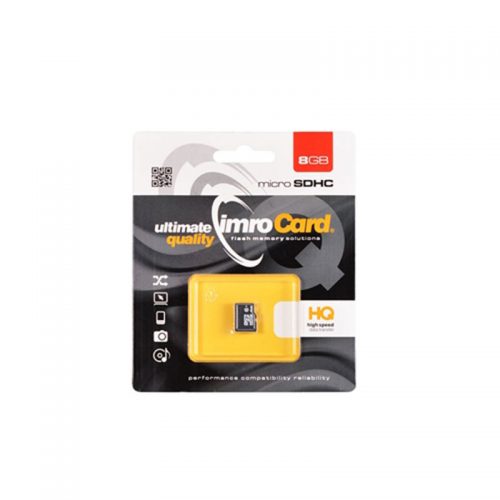 Κάρτα μνήμης Imro MicroSD UHS-Ι High Speed, Class 10 8GB